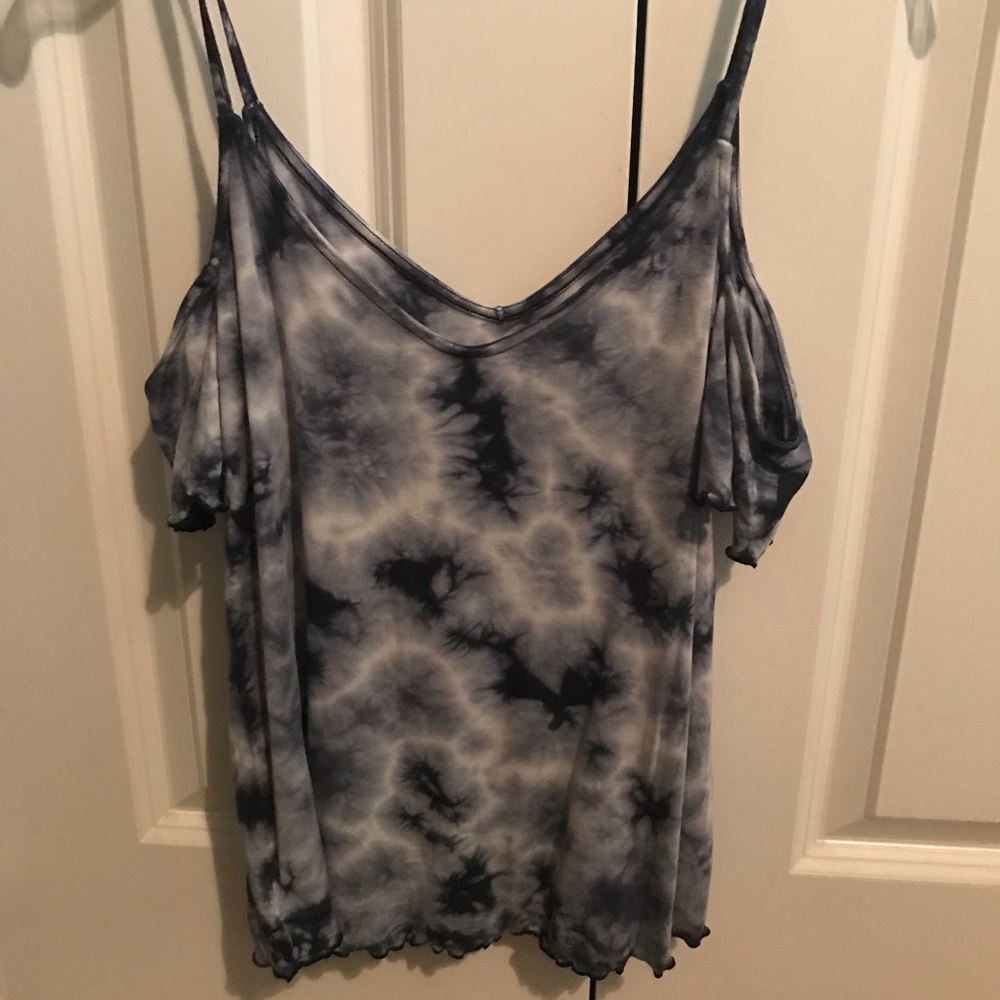 tank top tie dye blouse
